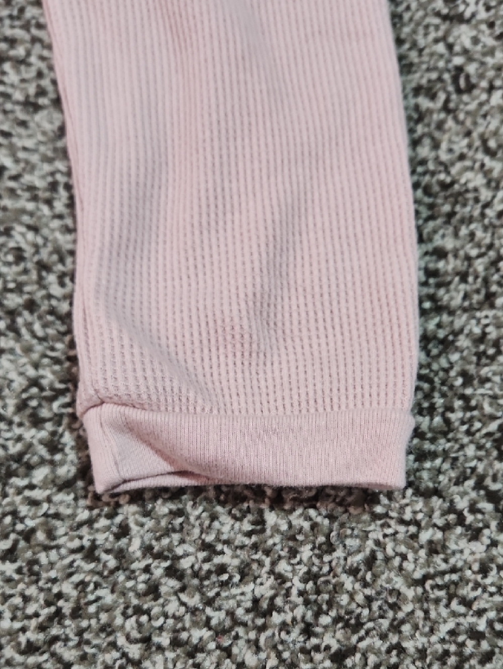Carter's Girls Ribbed Long Sleeve Pajama Set in Light Pink - Picture 5 of 5